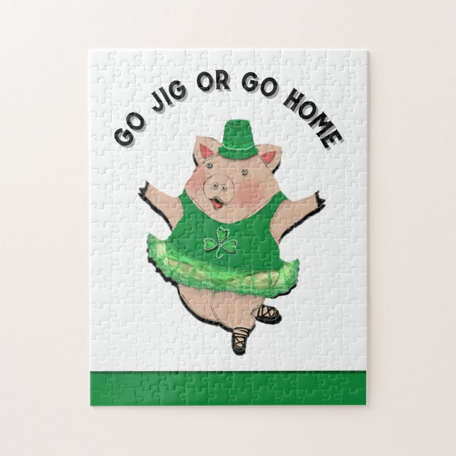 Quebra-cabeça Irlandês Jig Engraçado (Vertical)