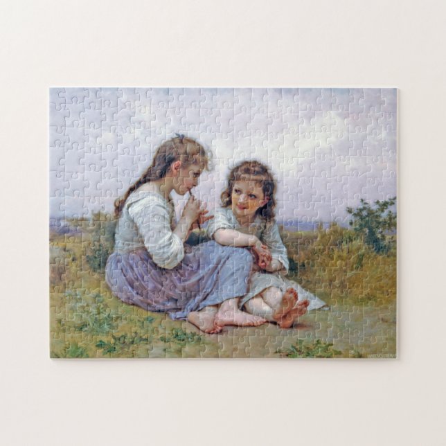 Quebra-cabeça Irmãs, Bouguereau (Horizontal)
