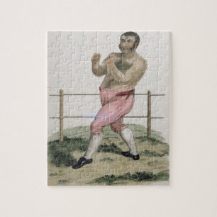 Quebra-cabeça Isaac Bitton, gravado por P. Roberts, publicou 18