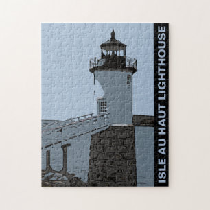 QUEBRA-CABEÇA ISLE AU HAUT LIGHTHOUSE
