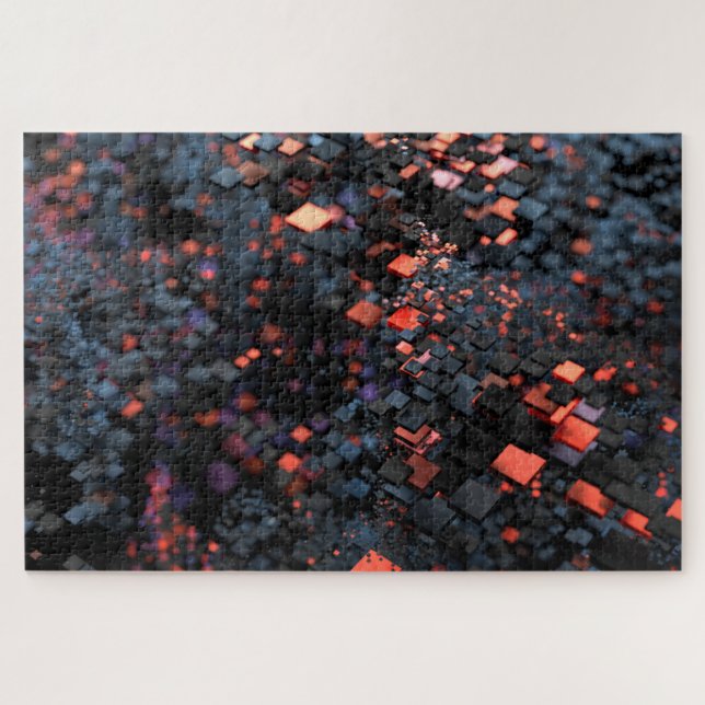 Quebra-cabeça Isômetro (preto) (Horizontal)