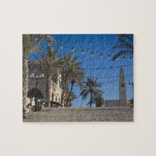 Quebra-cabeça Israel, Tel Aviv, Jaffa, escadas, Old Jaffa