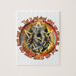 Quebra-cabeça Isso não é morto que pode mentir eternamente