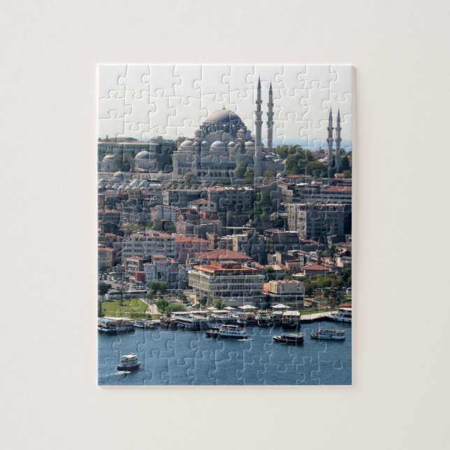 Quebra-cabeça Istambul - Bósforo - 8x10 - 110 pcs. (Vertical)