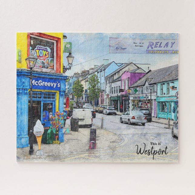 Quebra-cabeça Isto é Westport-Ireland (Horizontal)