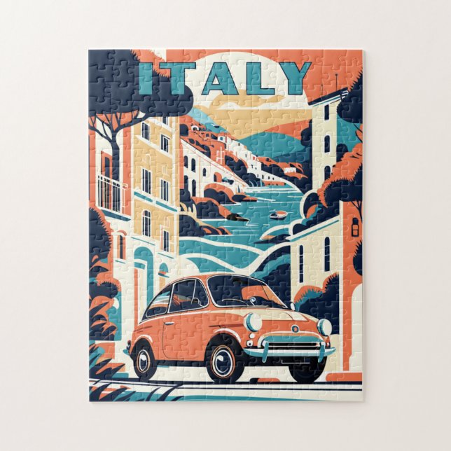 Quebra-cabeça Itália (Vertical)