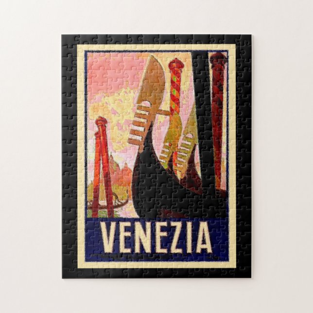 Quebra-cabeça Itália, Canais De Via Água, (Vertical)