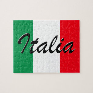 Quebra-cabeça Italia Flag - High Quality