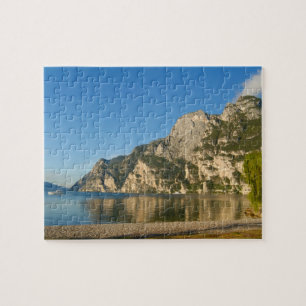 Quebra-cabeça Itália, Riva del Garda, Lago de Garda, Montanha