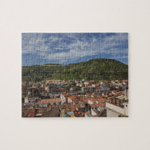 Quebra-cabeça Itália, Sardenha, Bosa. Vista da cidade a partir d