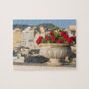 Quebra-cabeça Itália, Sicília, Termini Imerese, Vista e Flores
