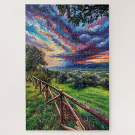 Quebra-cabeça Italian Quickening Storm Impressionist Art Puzzle