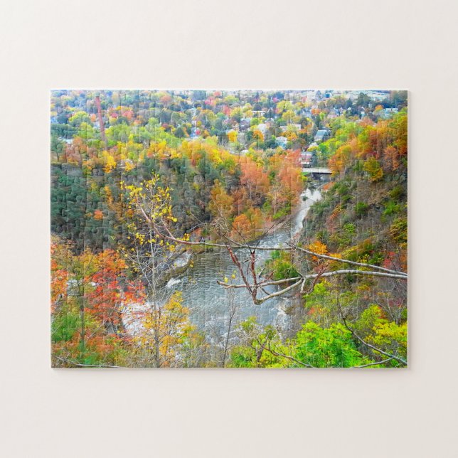 QUEBRA-CABEÇA ITHACA NEW YORK GORGE (Horizontal)