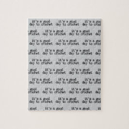 Quebra-cabeça It's A Good Day To Crochet Hook and Yarn