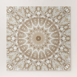 Quebra-cabeça Ivory Flowers Jigsaw Puzzle