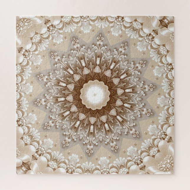 Quebra-cabeça Ivory Flowers Jigsaw Puzzle (Vertical)