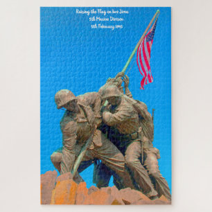 Quebra-cabeça Iwo-Jima 5ª Divisão de Fuzileiros Navais 5/02/1945
