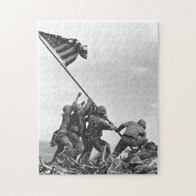 Quebra-cabeça Iwo Jima Raising American Flag (Vertical)