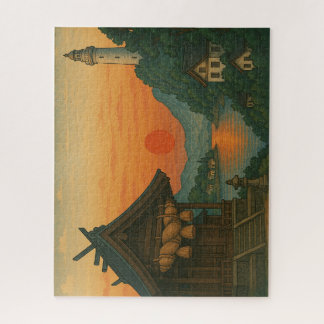 Quebra-cabeça Izumo Sunset and Sacred Shrine