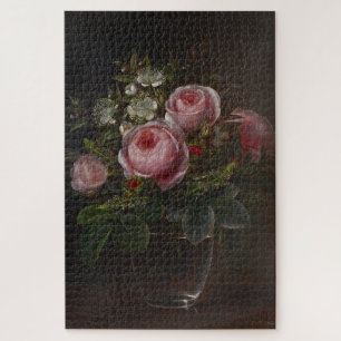 Quebra-cabeça J.L. Jensen - Rosas e Árvores Anêmonas em um ...