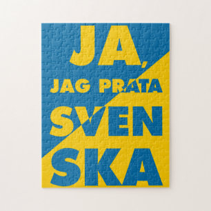 Quebra-cabeça Ja, Jag Prata Svenska, sim, eu falo sueco