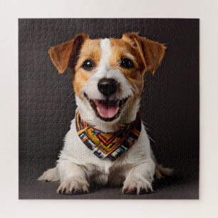 Quebra-cabeça Jack Russell Terrier Realism Art Retrait