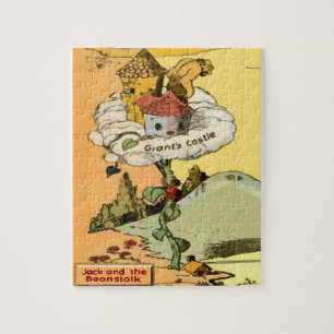 Quebra-cabeça Jack & the Beanstalk 8x10 Puzzle with Gift Box