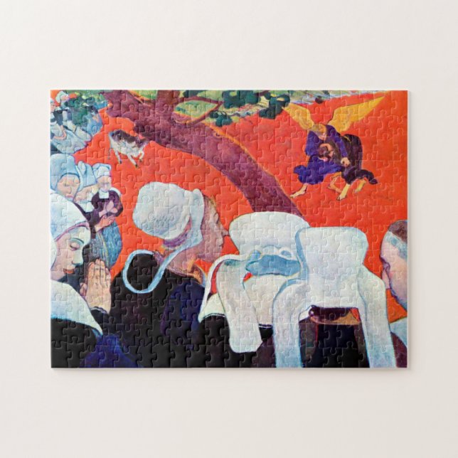 Quebra-cabeça Jacob Luta com o Anjo, Gauguin (Horizontal)