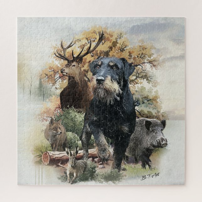 Quebra-cabeça Jagdterrier (Vertical)