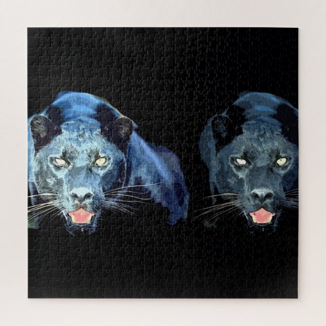 Quebra-cabeça Jaguar - Animais Selvagens - Grandes Gatos (Vertical)