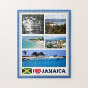 Quebra-cabeça Jamaica - Eu Amo -