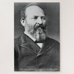 Quebra-cabeça James Abraham Garfield 20º Presidente da América.