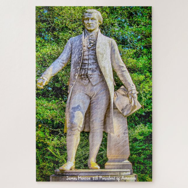 Quebra-cabeça James Monroe 5º Presidente da América. (Vertical)