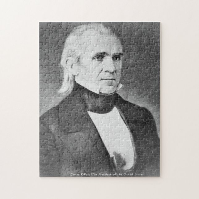 Quebra-cabeça James Polk 11º Presidente da América. (Vertical)