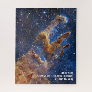 Quebra-cabeça James Webb Pilares da Nebula NIRCam de Criação