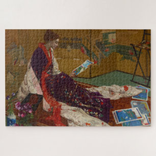 Quebra-cabeça James Whistler - Caprice in Purple e Dourado