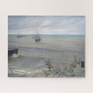 Quebra-cabeça James Whistler - Sinfonia em Cinzas e Verde