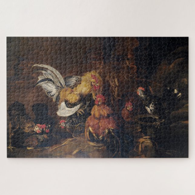 Quebra-cabeça Jan Fyt Cockwar (Horizontal)