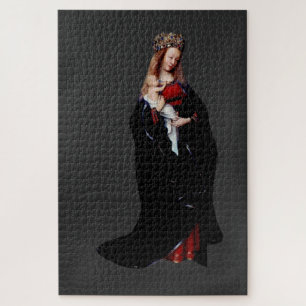 Quebra-cabeça Jan van Eyck - A Virgem na Igreja Arte Fina