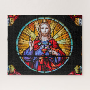 Quebra-cabeça Janela de Jesus de Vidro Estreito