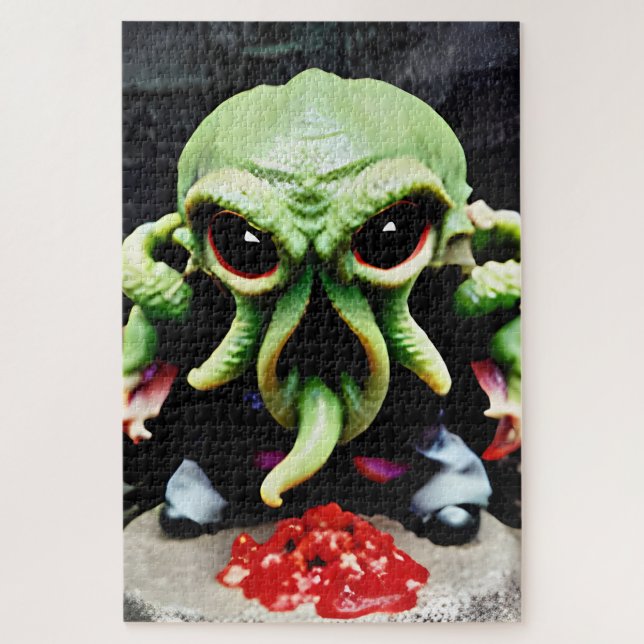 Quebra-cabeça Jantar com especialista em Cthulhu (Vertical)