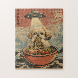 Quebra-cabeça Japonês Vintage Divertido de UFO Shi