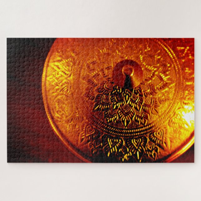 Quebra-cabeça Jar Dourado (Horizontal)