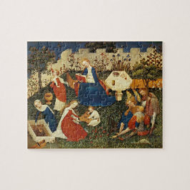 Quebra-cabeça Jardim da arte medieval do Éden