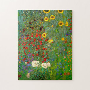 Quebra-cabeça Jardim da fazenda de Gustavo Klimt com