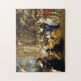 Quebra-cabeça Jardim da obra-prima de Peter Paul Rubens do amor