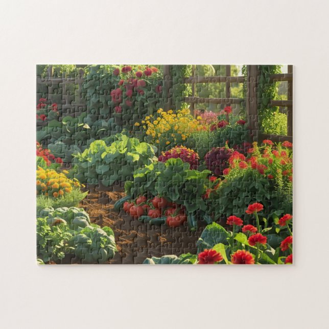 Quebra-cabeça Jardim de Agricultores (Horizontal)