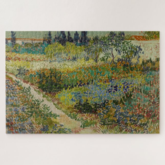 Quebra-cabeça Jardim de Arles por Vincent Van Gogh (Horizontal)