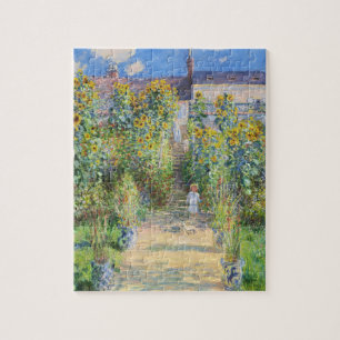 Quebra-cabeça Jardim de girassóis de Claude Monet em Vétheuil