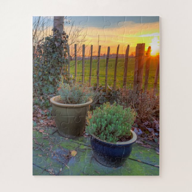 Quebra-cabeça Jardim de inverno em Sunset (Vertical)